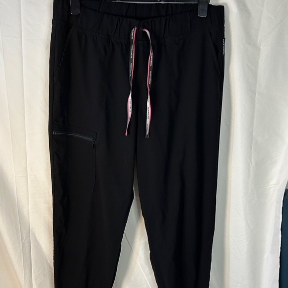 Vince Camuto Black Jogger Pants pull on draw string Size Large - Picture 1 of 8